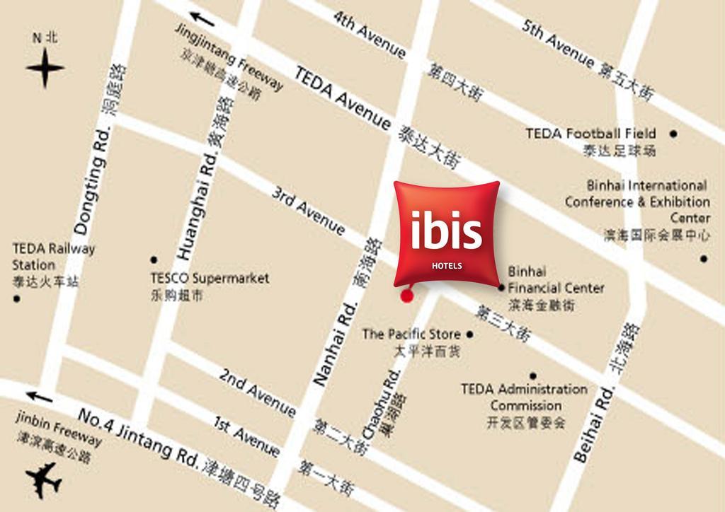 Ibis Tianjin Teda Hotell Eksteriør bilde
